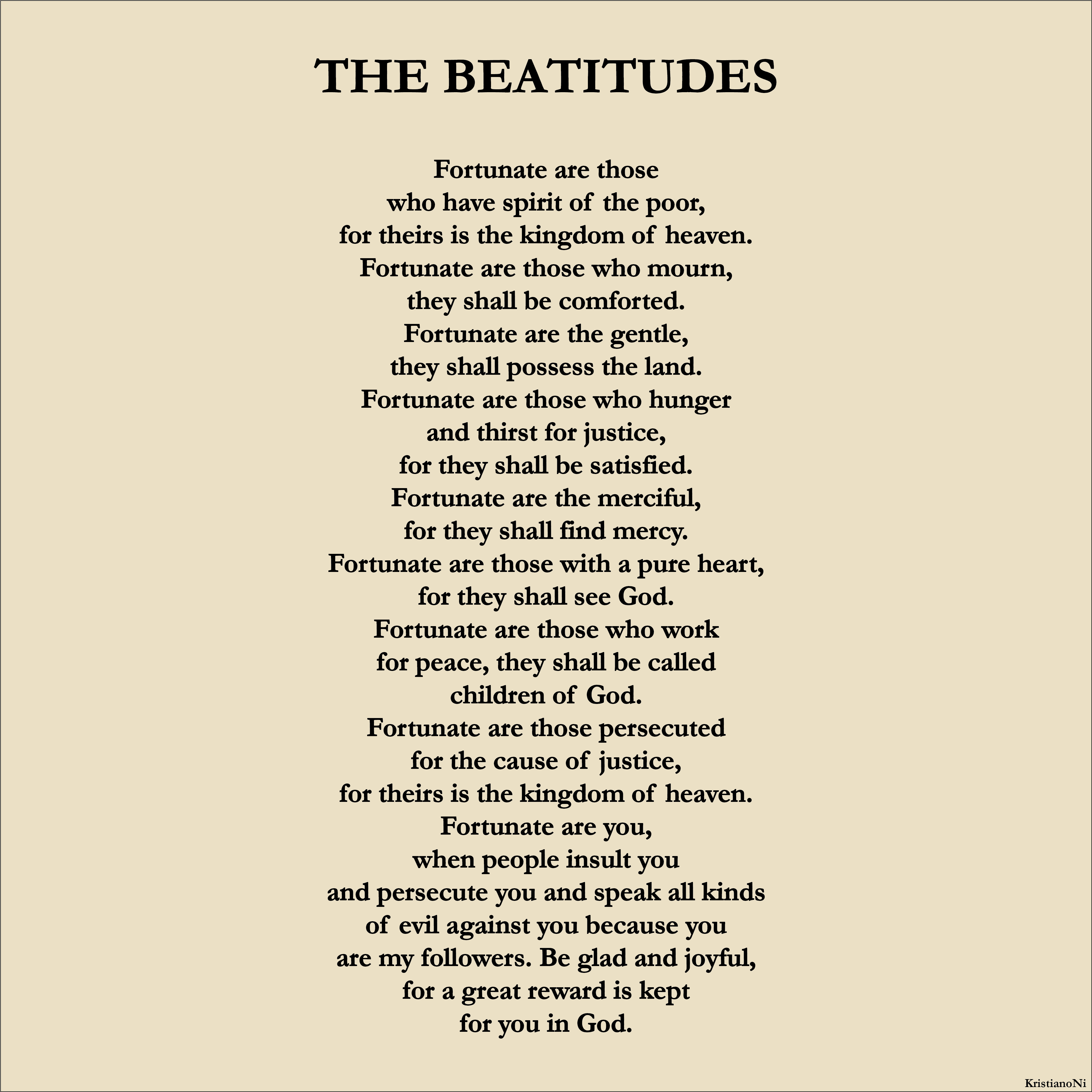 The Beatitudes