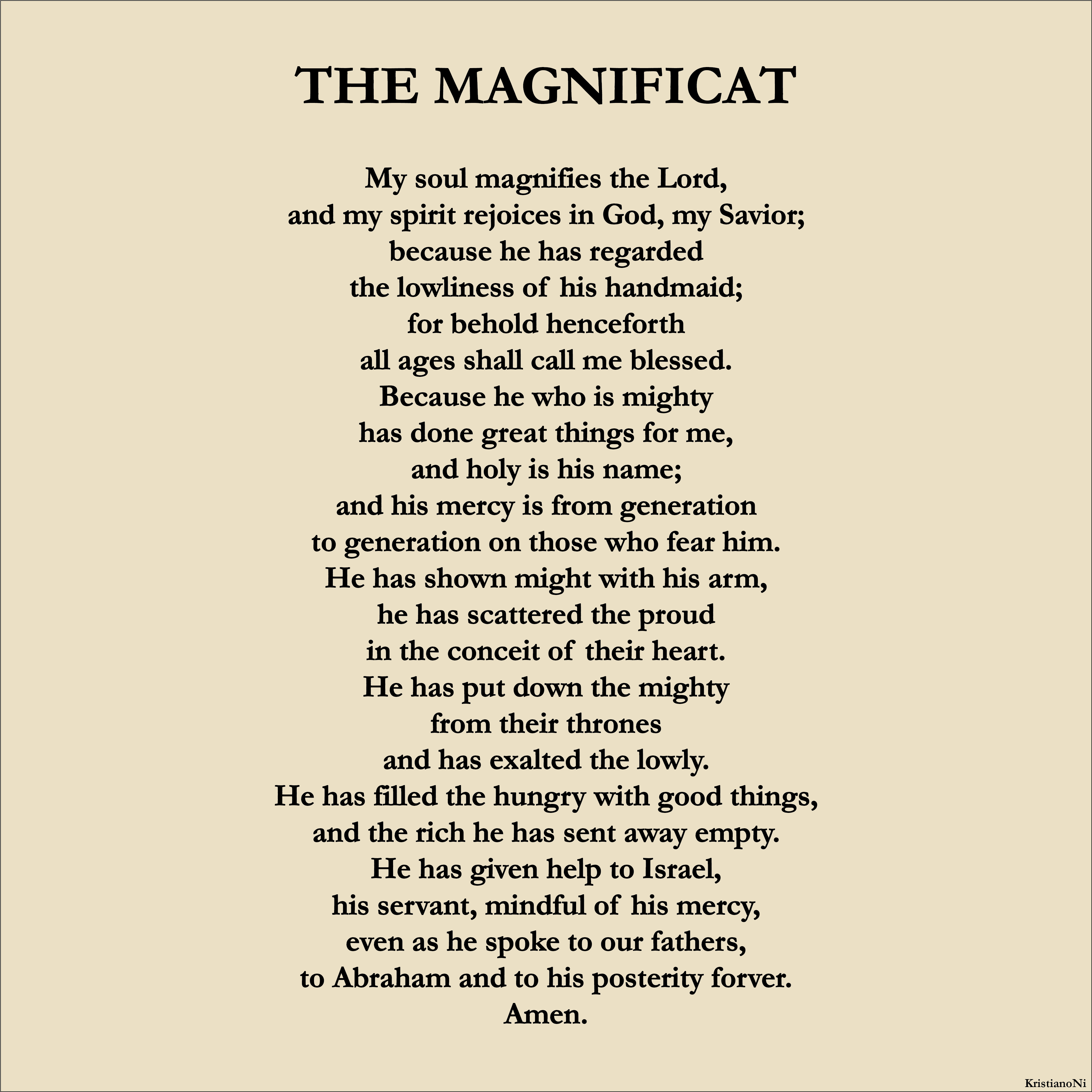 The Magnificat