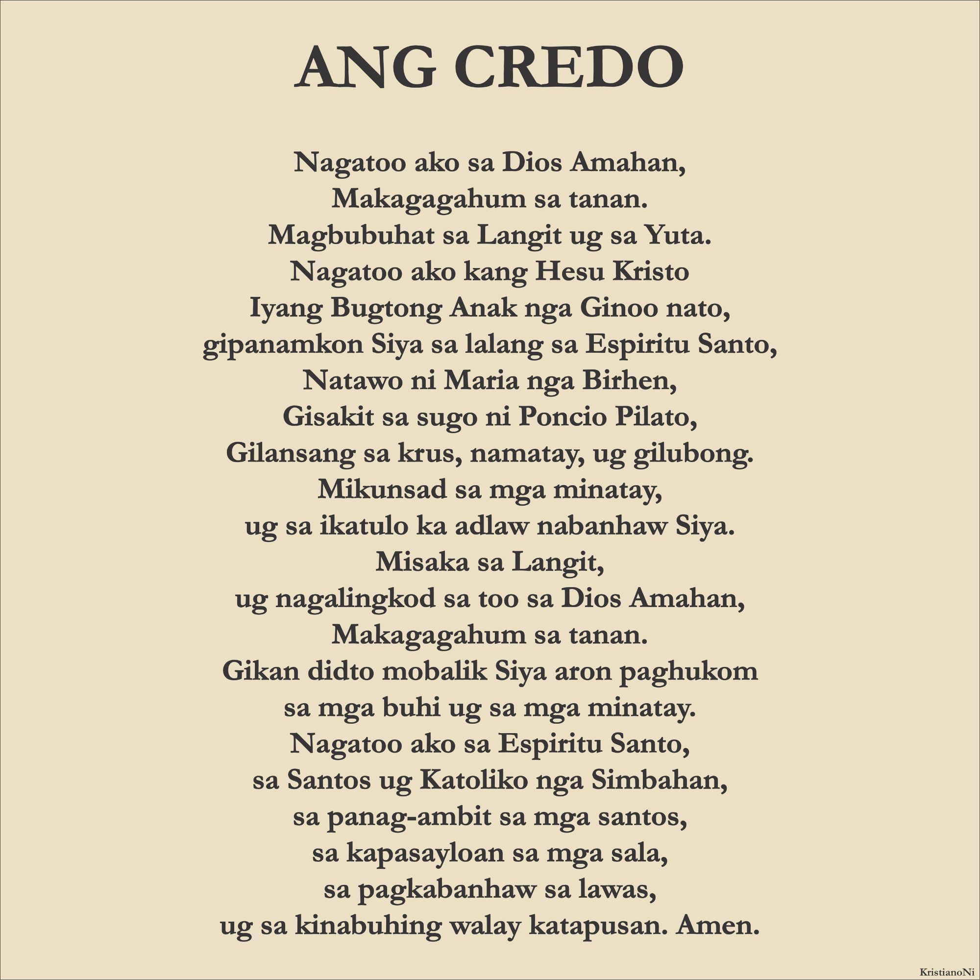Ang Credo