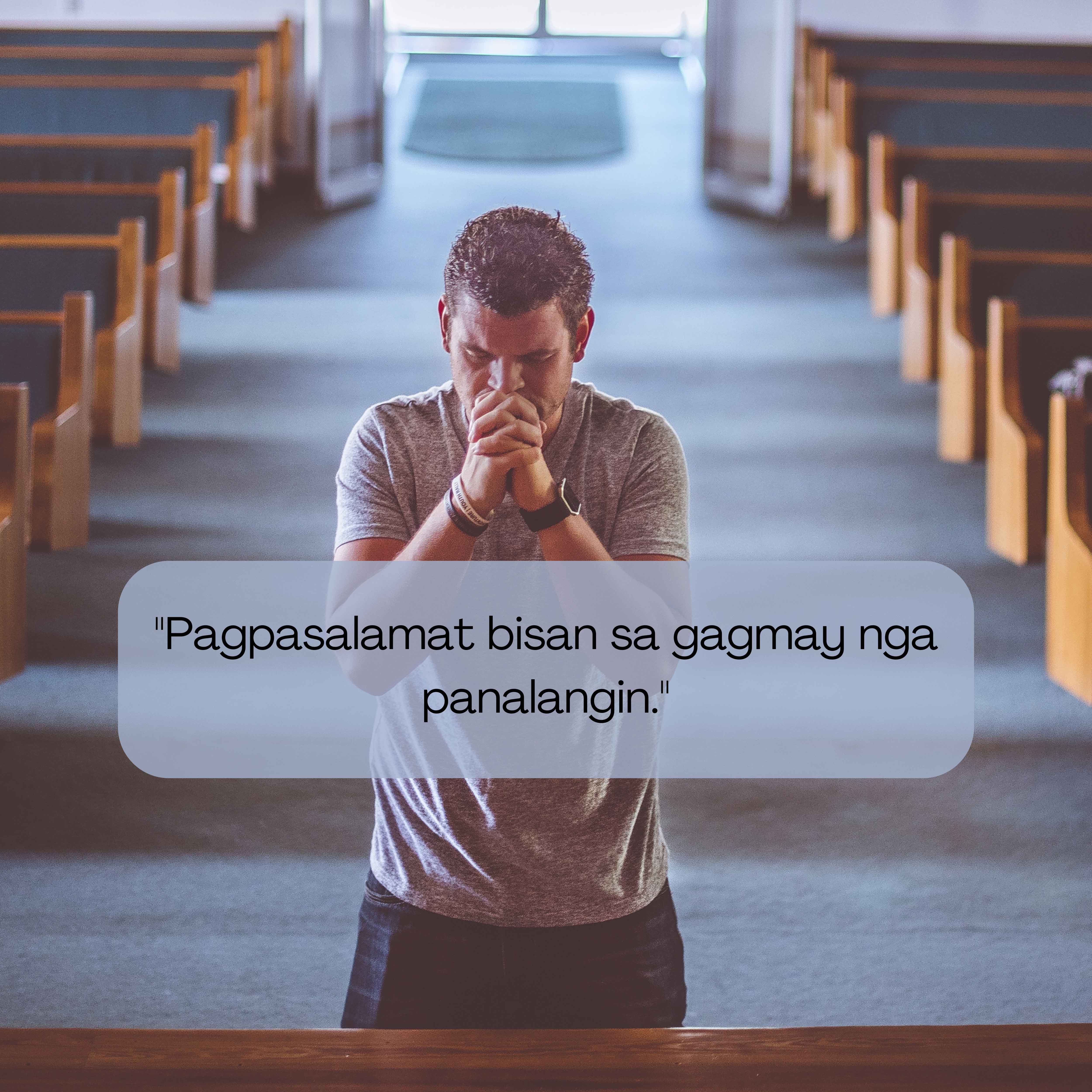 Pagpasalamat bisan sa gagmay nga panalangin