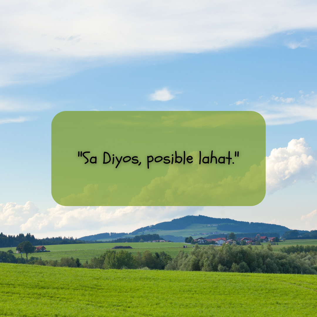 Sa Diyos Posible Lahat